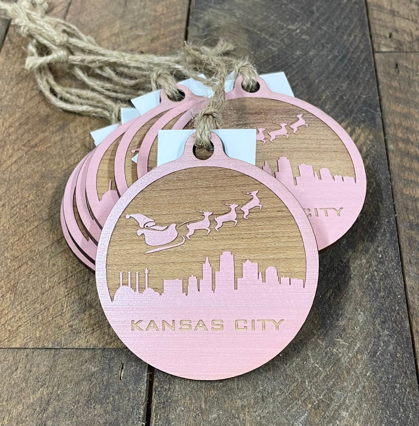 KC Santa & Skyline Lt. Pink