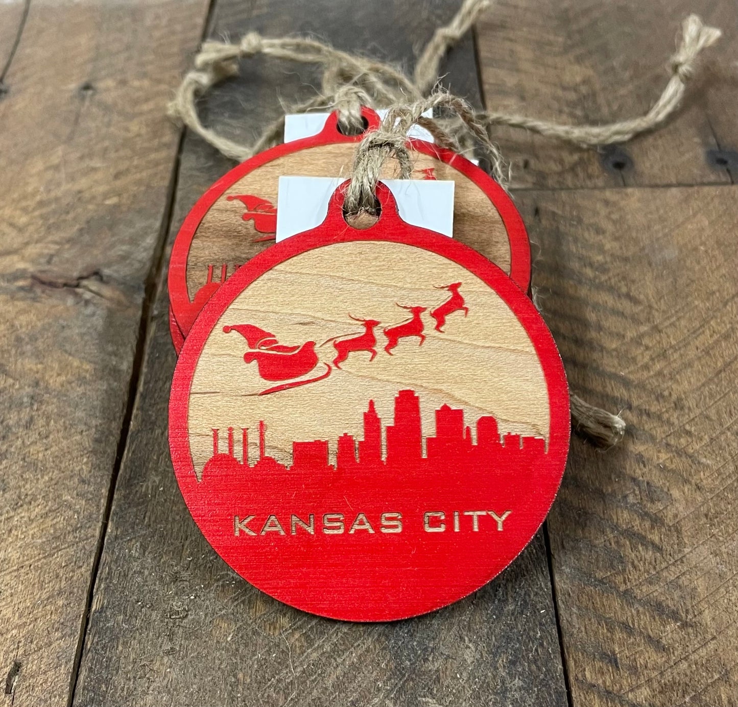 KC Santa & Skyline Red