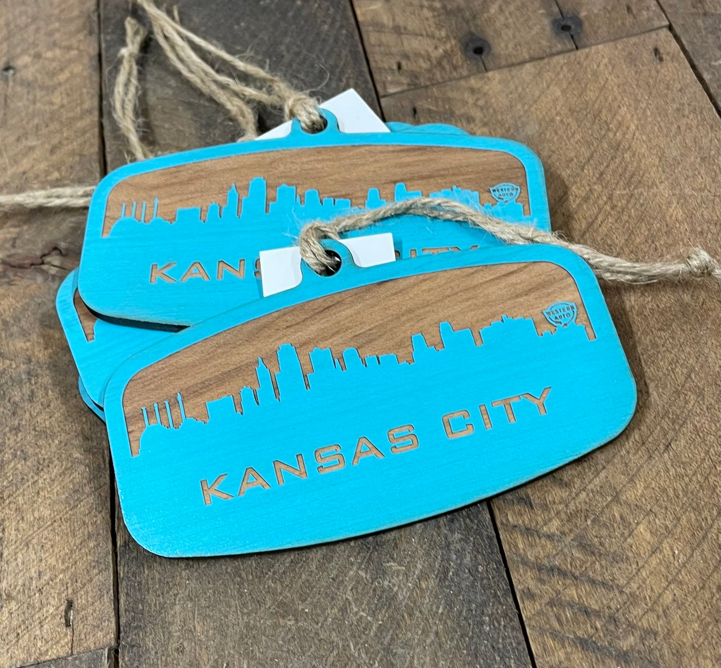 KC Skyline Rectangle Blue
