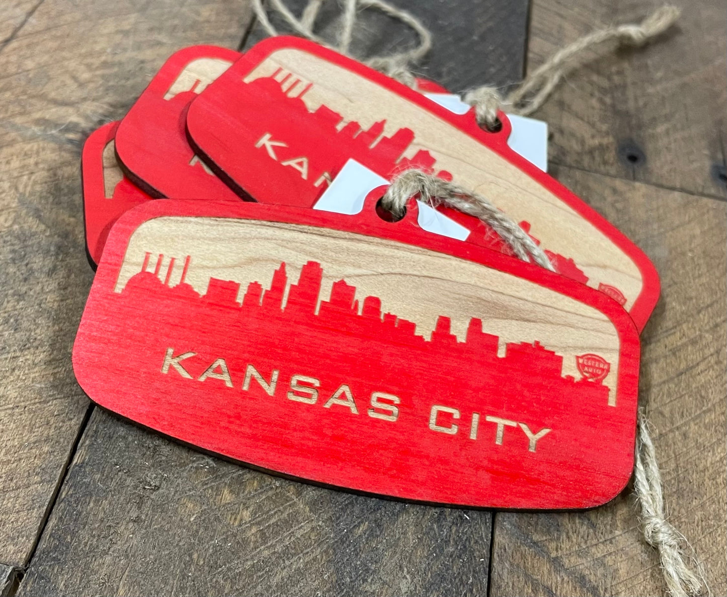 KC Skyline Rectangle Red