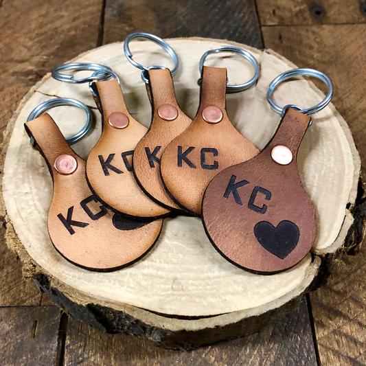 KC With Heart Keychain